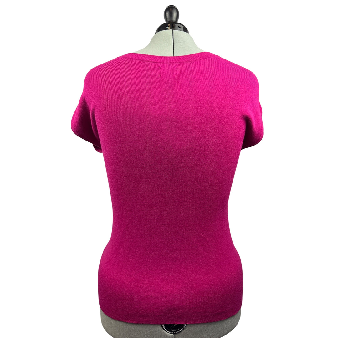 Women’s Chicos Size 2XL Magenta Pink Short Sleeve Knit Shirt