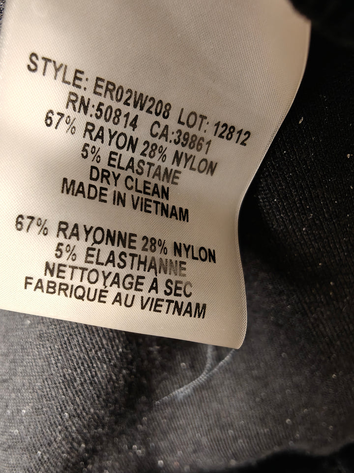Womens Elie Tahari Straight Leg Black Pants Size 12