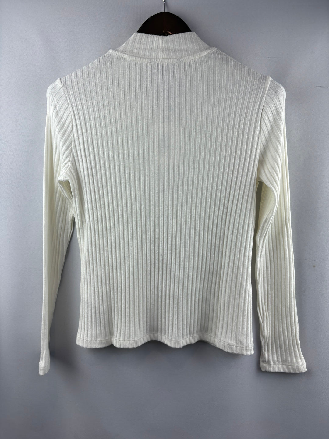 Women’s Liverpool Los Angeles Medium Cream Ribbed Sweater