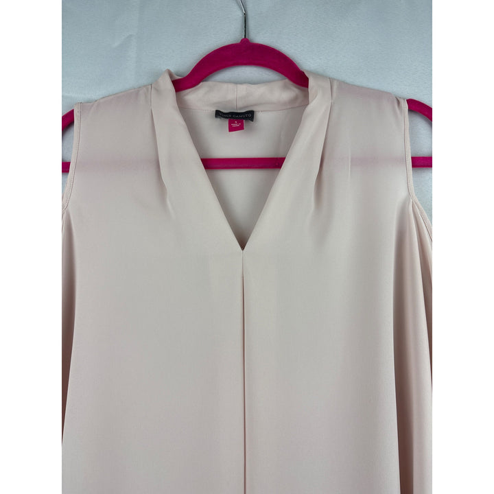 Vince Camuto Womens Cold Shoulder Blouse Size S Light Pink Polyester Made In China