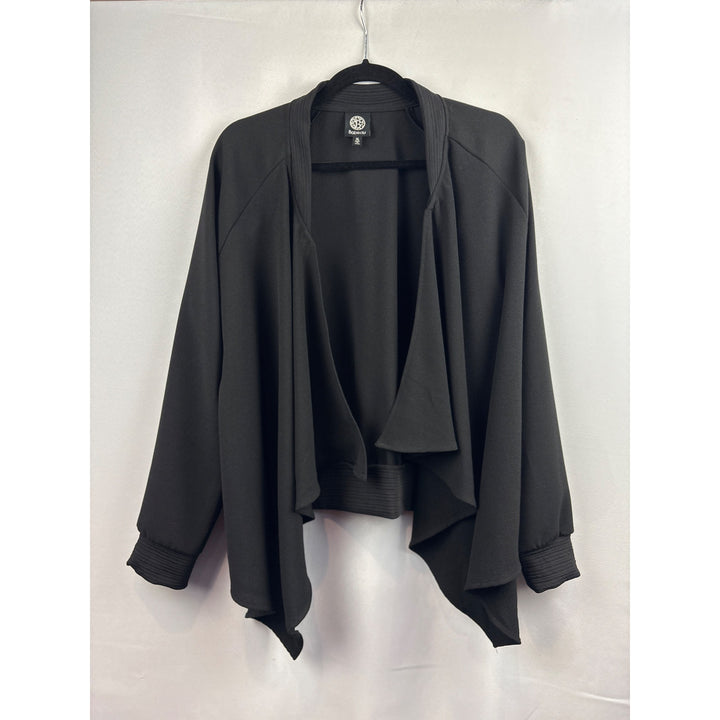 Women’s Bobeau Size XL Black Sweater with Ribbed Cuffs