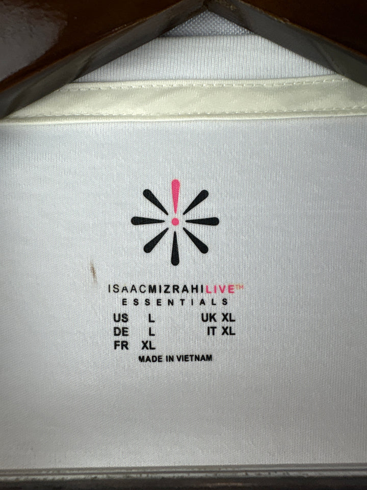 Women’s Isaac Mizrahi Live Large White T-Shirt