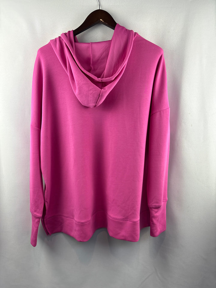 Women’s Belle Kim Gravel Size 1X Pink Hoodie