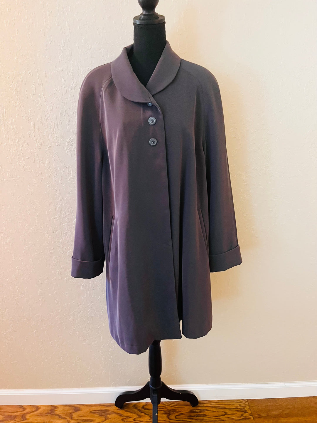Vintage UTEX Design Women’s Trench Coat Classic Longline Jacket Timeless Outerwear