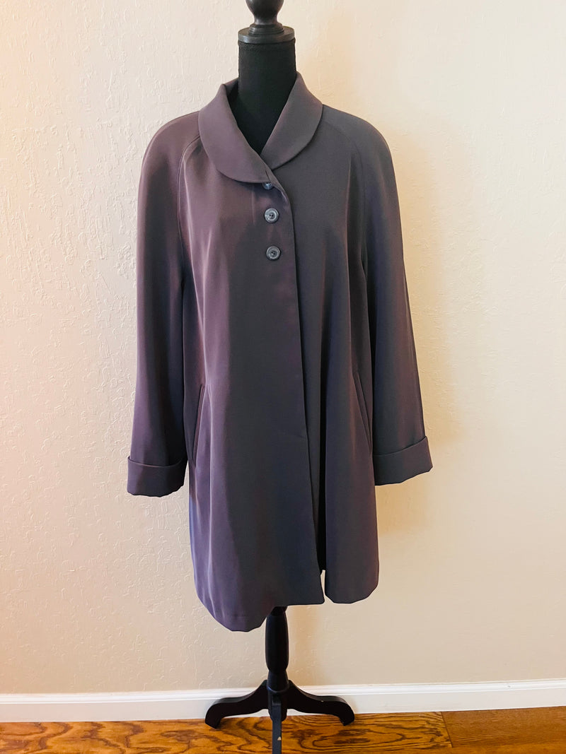 Vintage UTEX Design Women’s Trench Coat Classic Longline Jacket Timeless Outerwear