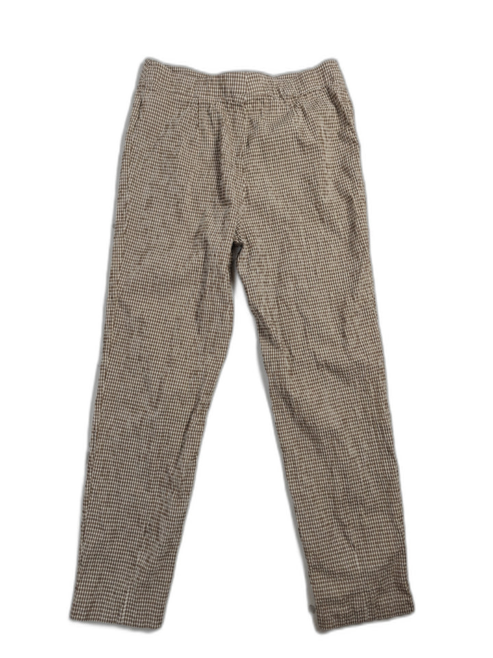 Womens Piazza Sempione Capri Pants Brown White Size 12