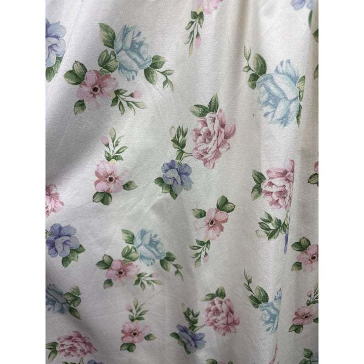 Women’s Princess Polly Size 4 White Tea Dress w/ Pink, Blue, & Purple Florals