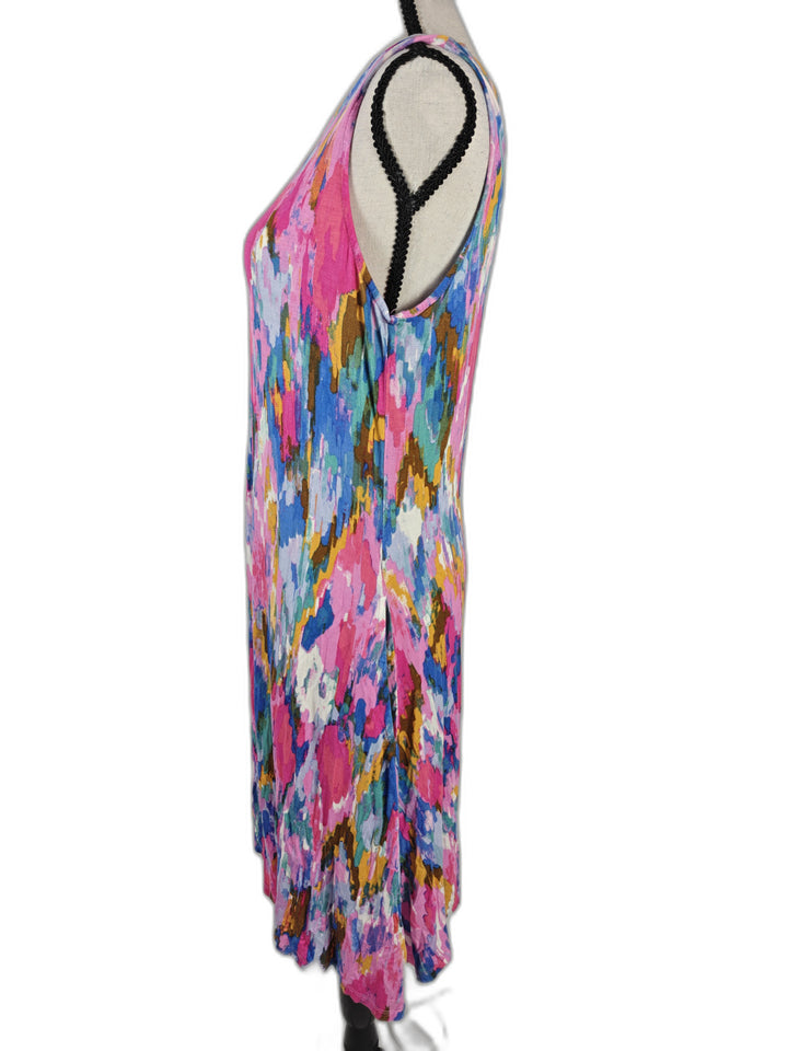 Women’s Cupio Maxi Dress Multicolor Abstract Print Size L