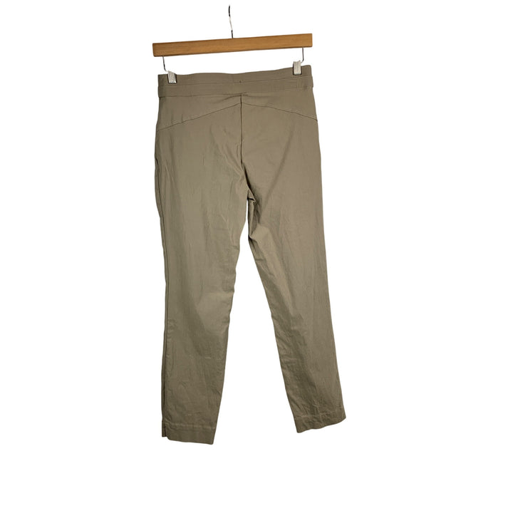 Violets & Roses Womens Slim Fit Khaki Pants Size 4/27 Rayon & Spandex