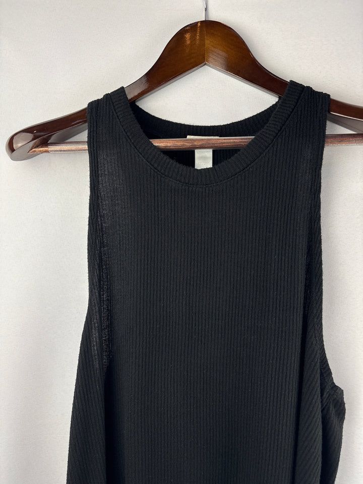 Women’s Eberjey Small Black Ribbed Tank Top