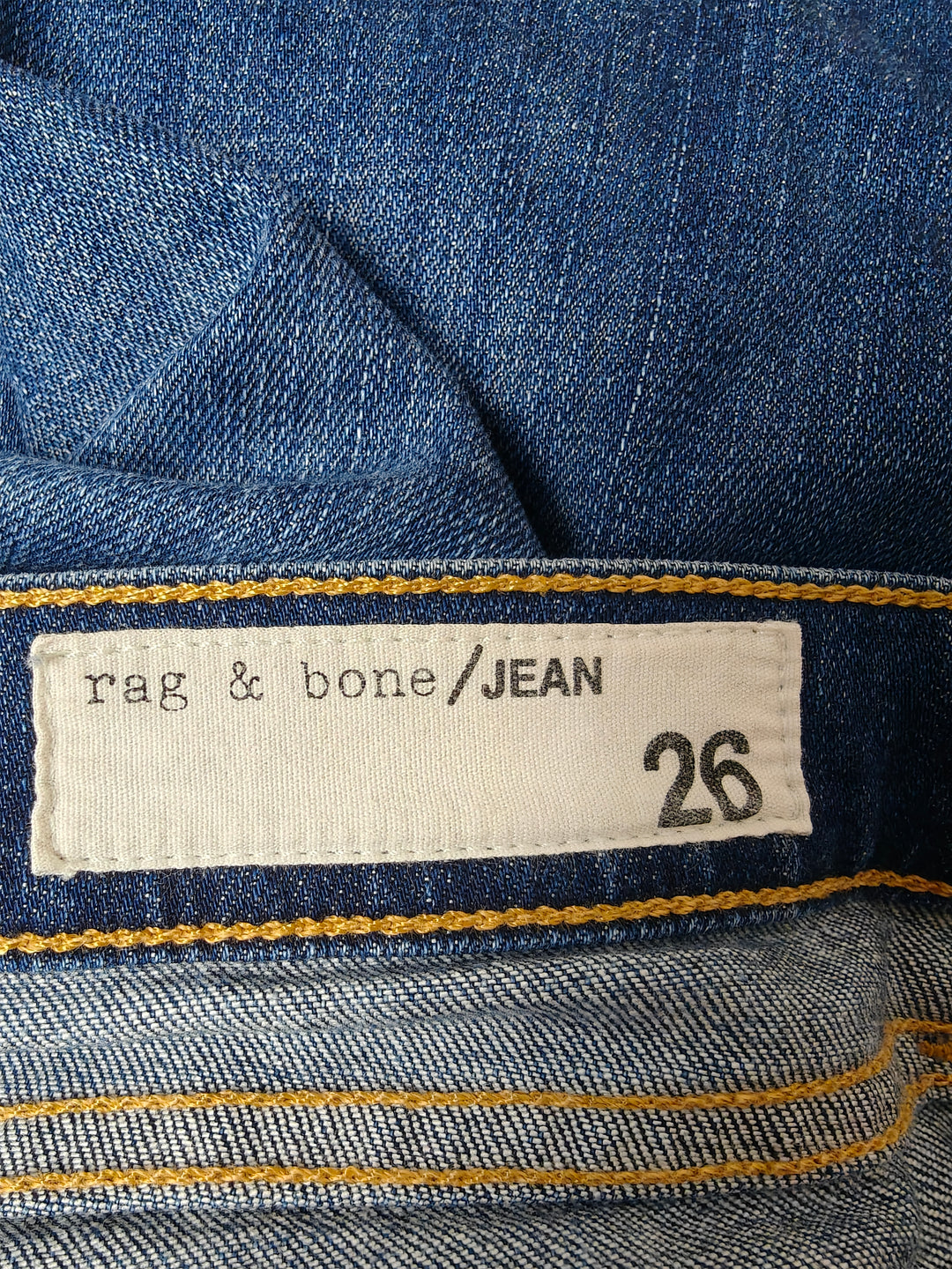 Womens Rag &amp; Bone Skinny Jeans Blue Size 26