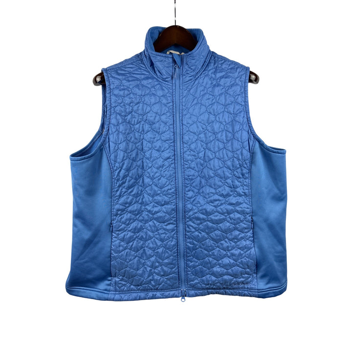 Women’s L.L. Bean 2X Periwinkle Two Textured Vest.