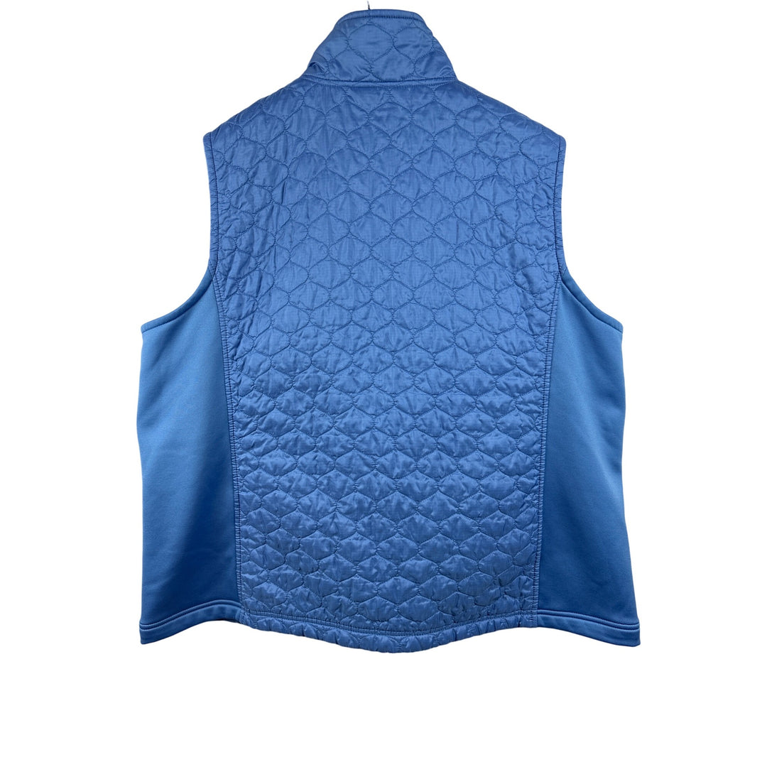Women’s L.L. Bean 2X Periwinkle Two Textured Vest.