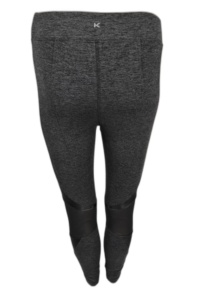 Womens Koral Activewear Leggings Gray Black Size XS