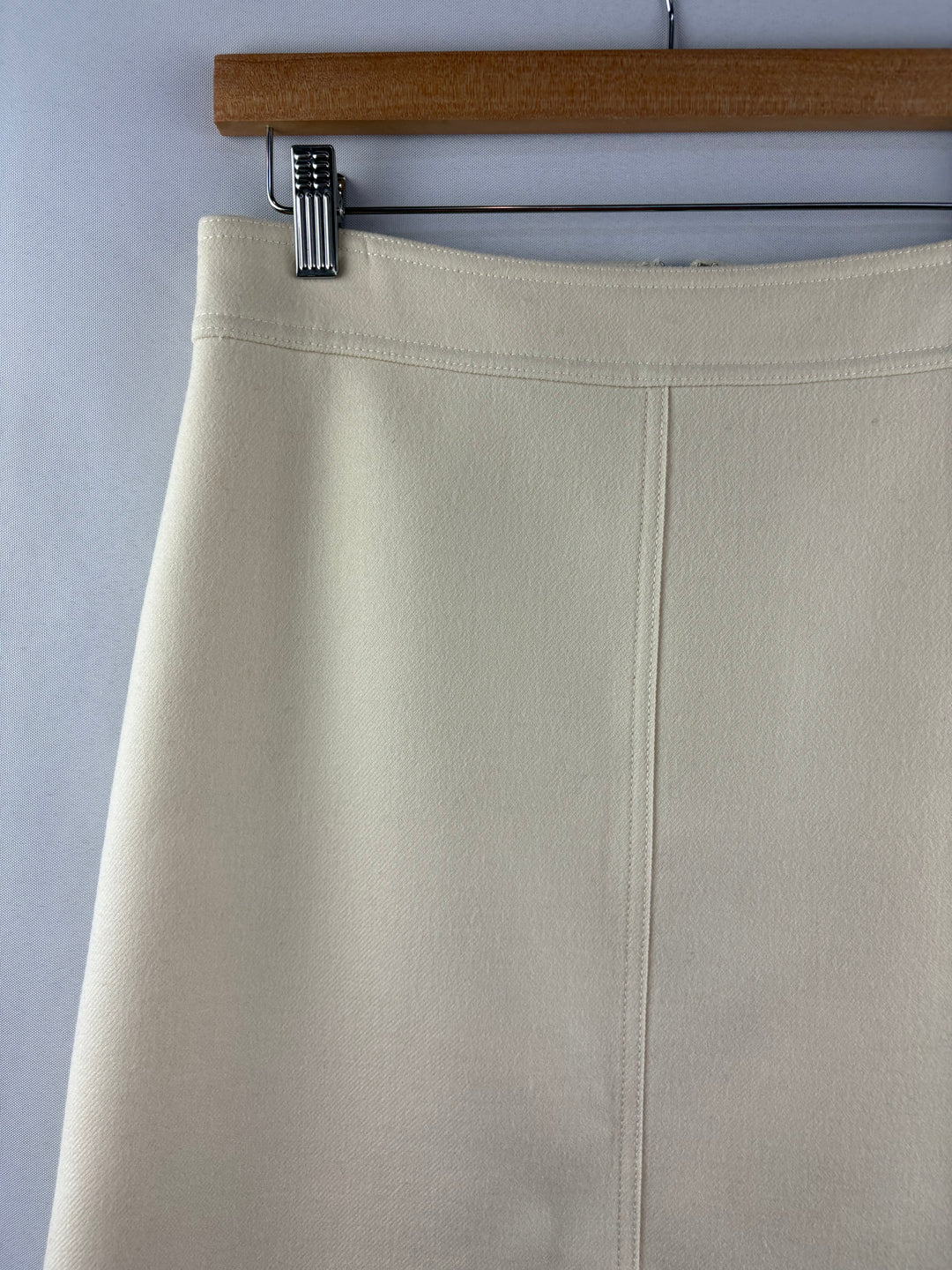 Women’s J.Crew Size 6 Cream Wool Pencil Skirt