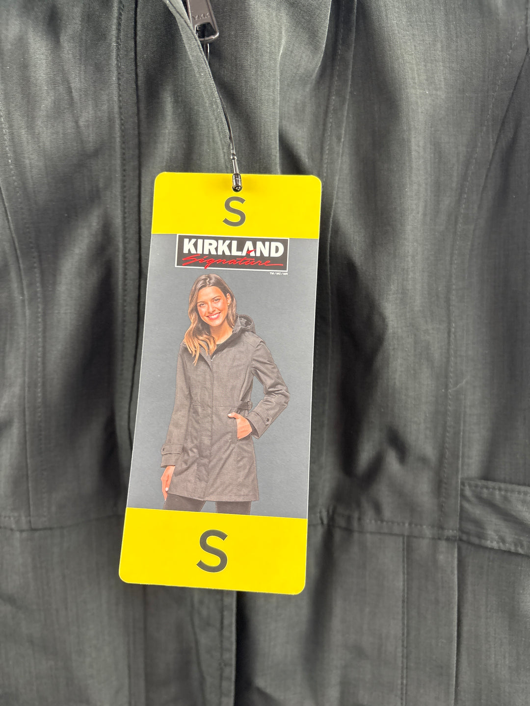 Women’s Kirkland Signature Small Black Raincoat
