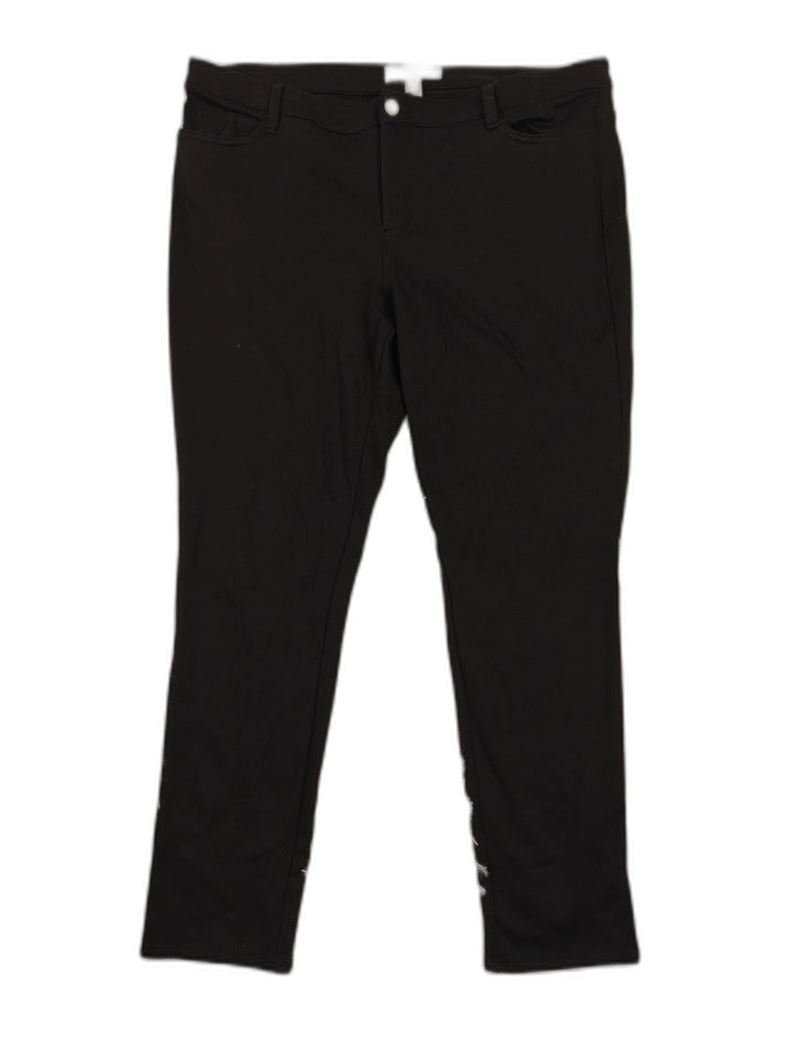 Womens Michael Michael Kors Skinny Pants Black Size 14