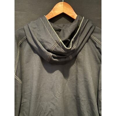 Brunello Cucinelli Black Hooded Sweatshirt Jacket L
