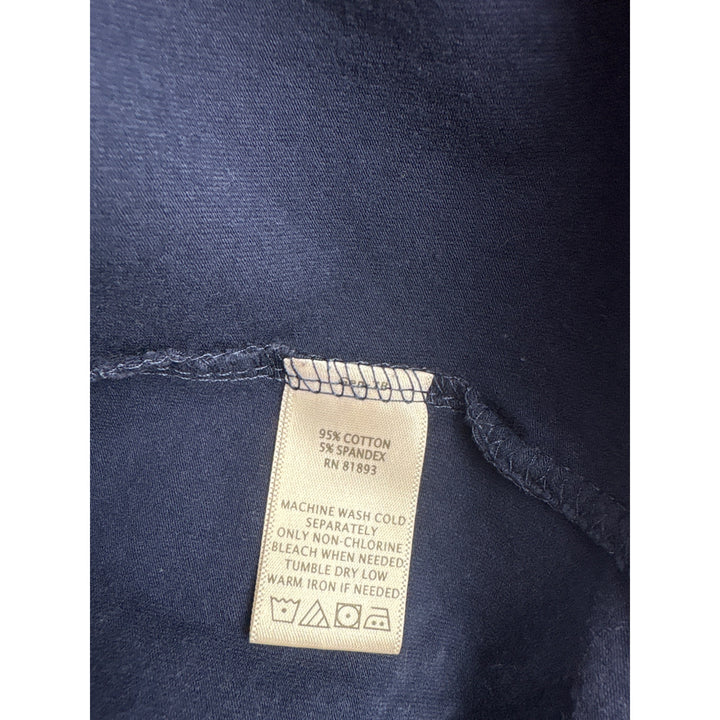 D&Co. Essentials Navy Long Sleeve Cotton Blend T-Shirt XL