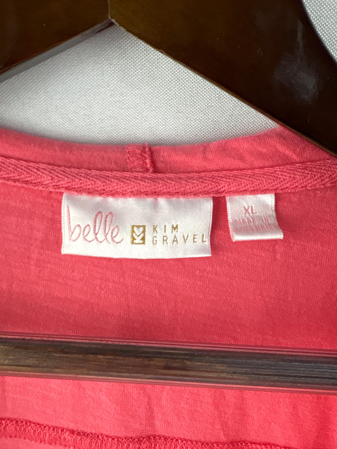 Women’s Belle Kim Gravel XL Pinky Orange Hoodie