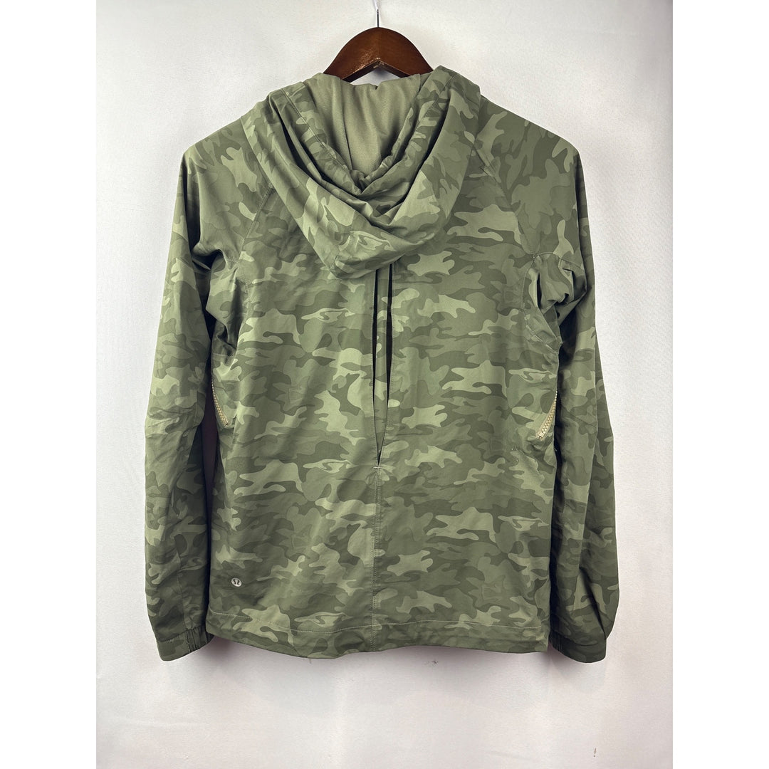 Women’s Rise & Shine Lululemon Small Whamo Camo Hooded Jacket