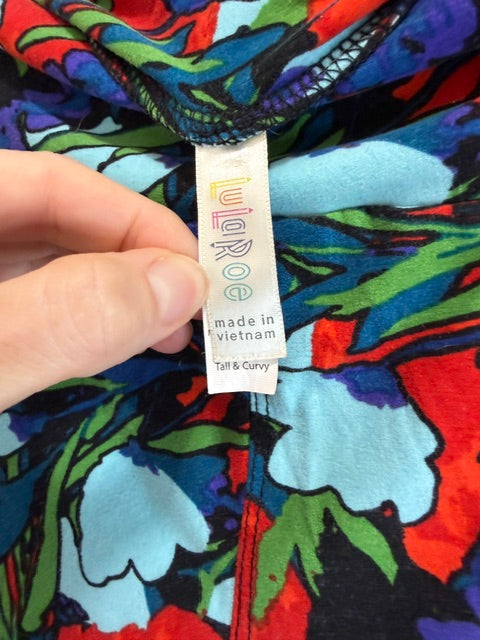 Lularoe Bundle (3) Tall &amp; Curvy Leggings – Mixed Prints SzXLTall &amp; Curvy(12–14)