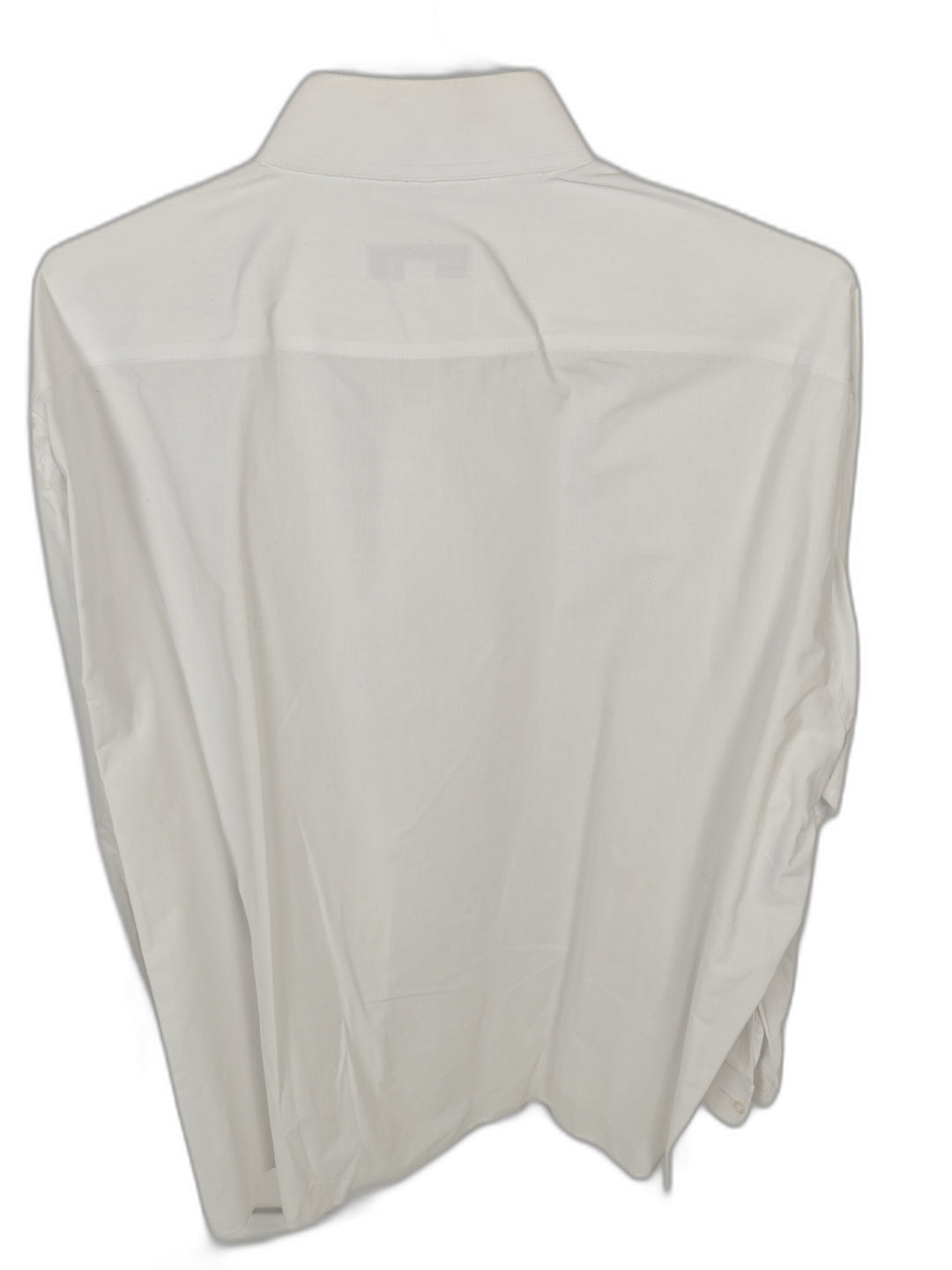 Linea Uomo Men's White Pleated Tuxedo Dress Shirt 18.5 36/37 Button Cuff Formal