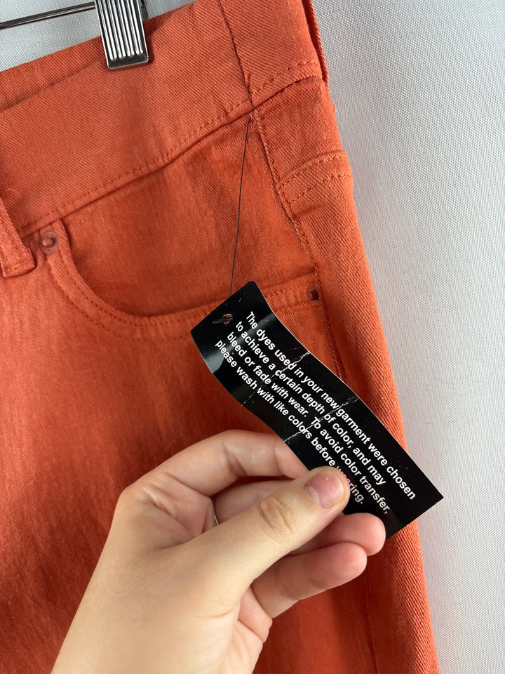 Women’s D&amp;Co Size 14 Burnt Orange Straight Leg Pants