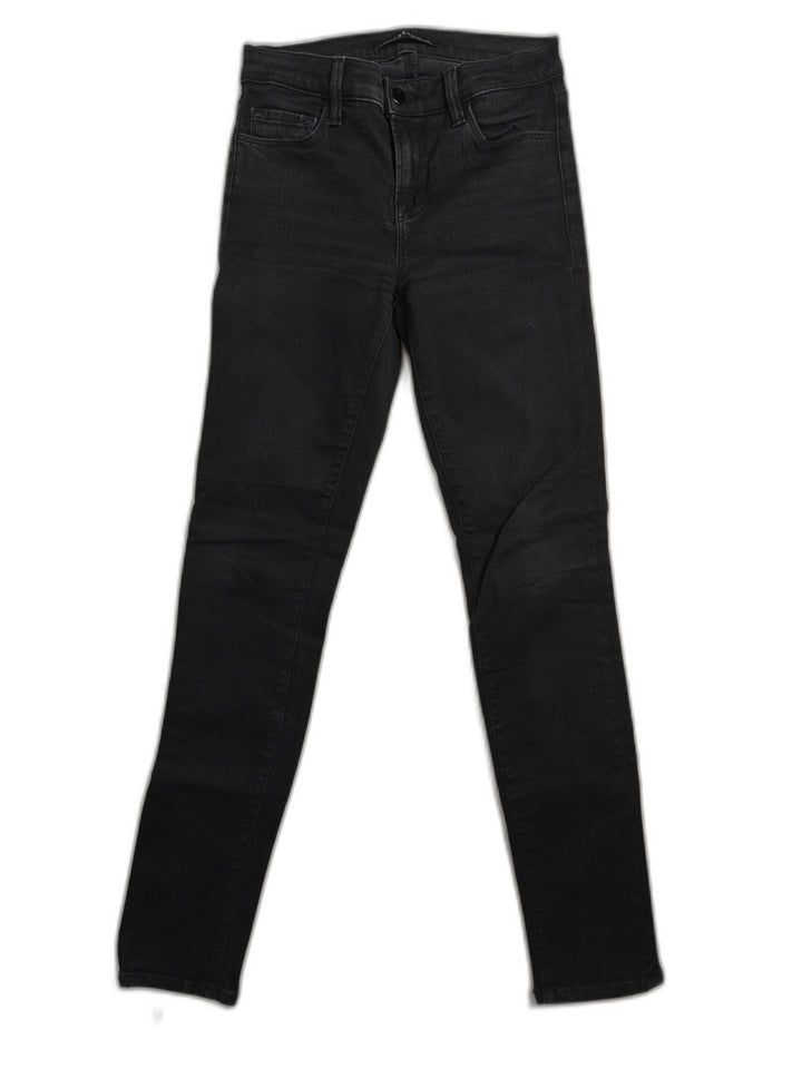 Women J Brand Skinny Jeans Black Size 25