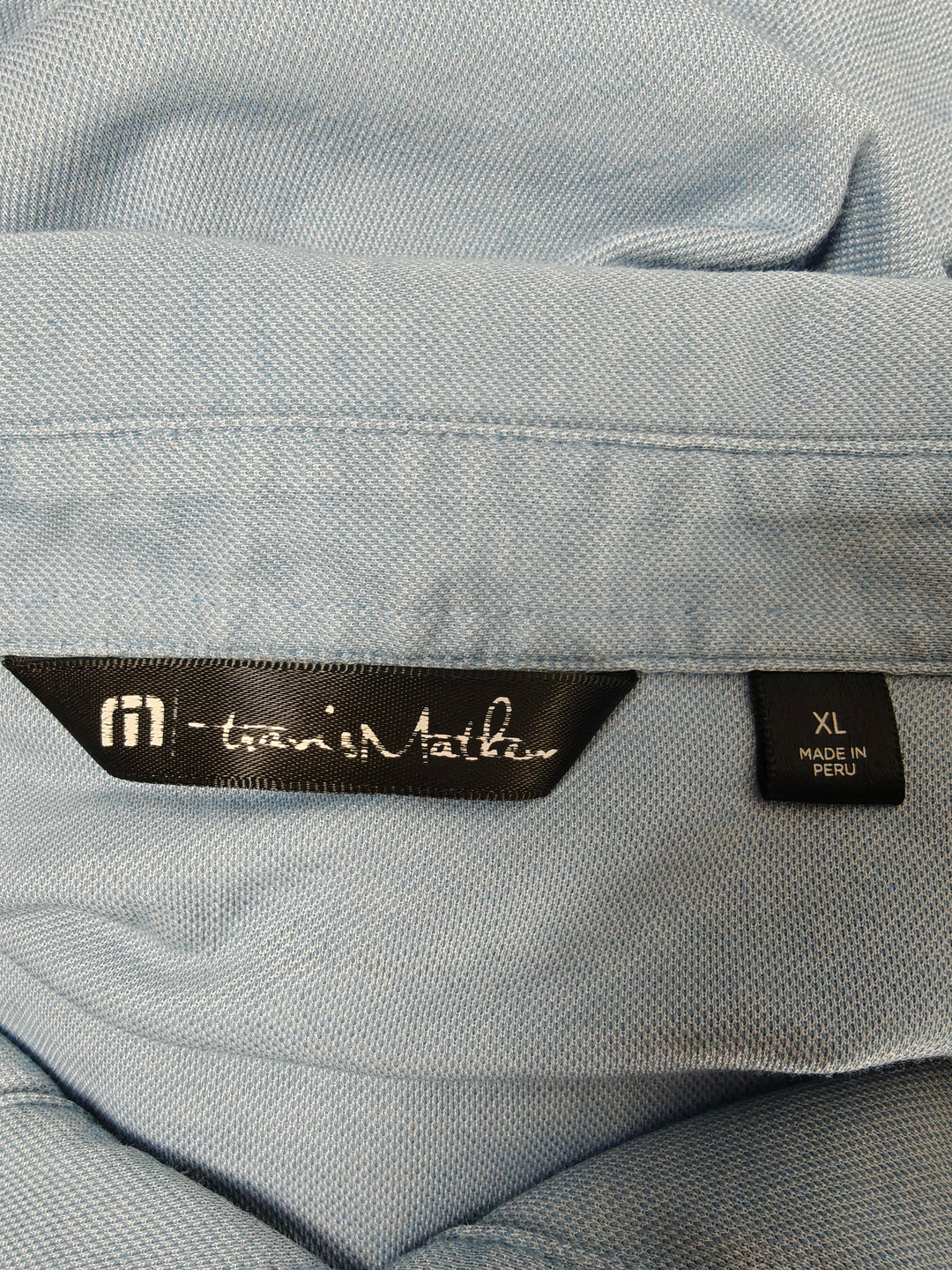 Mens TravisMathew Polo Blue XL