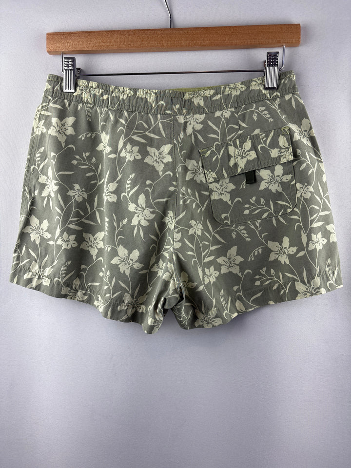 Women’s GAP Small Green Floral Swim Mini Shorts