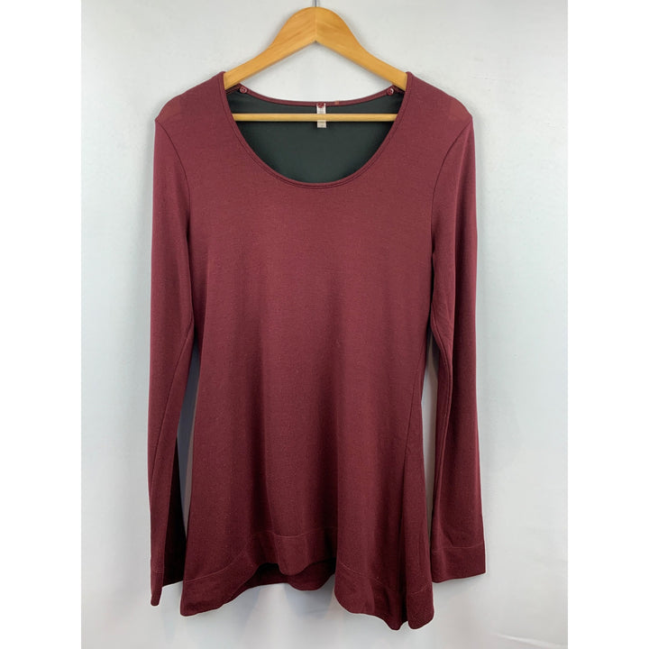 Legacy Womens Maroon Long Sleeve Top - Size S
