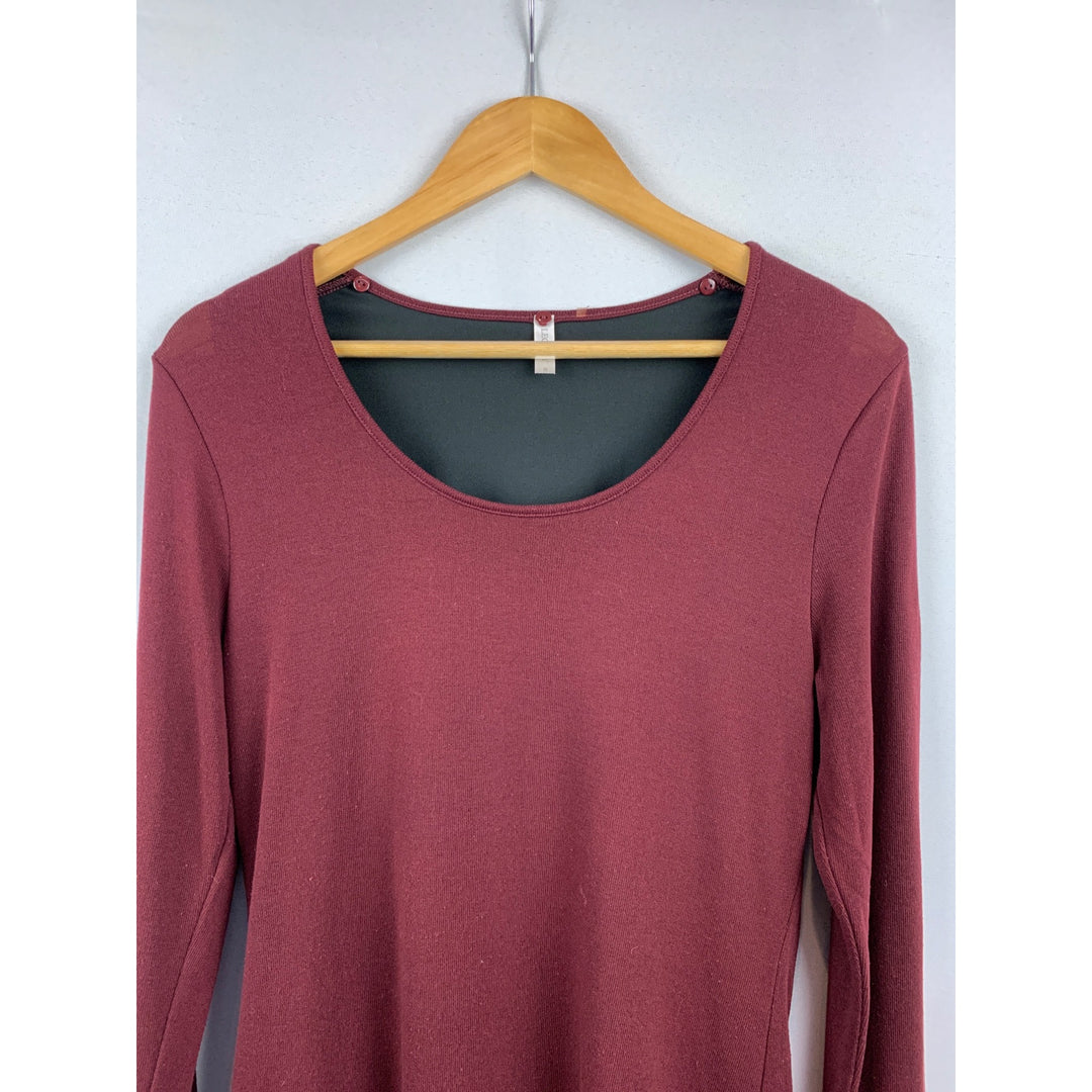 Legacy Womens Maroon Long Sleeve Top - Size S