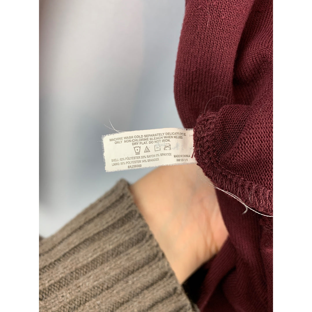 Legacy Womens Maroon Long Sleeve Top - Size S
