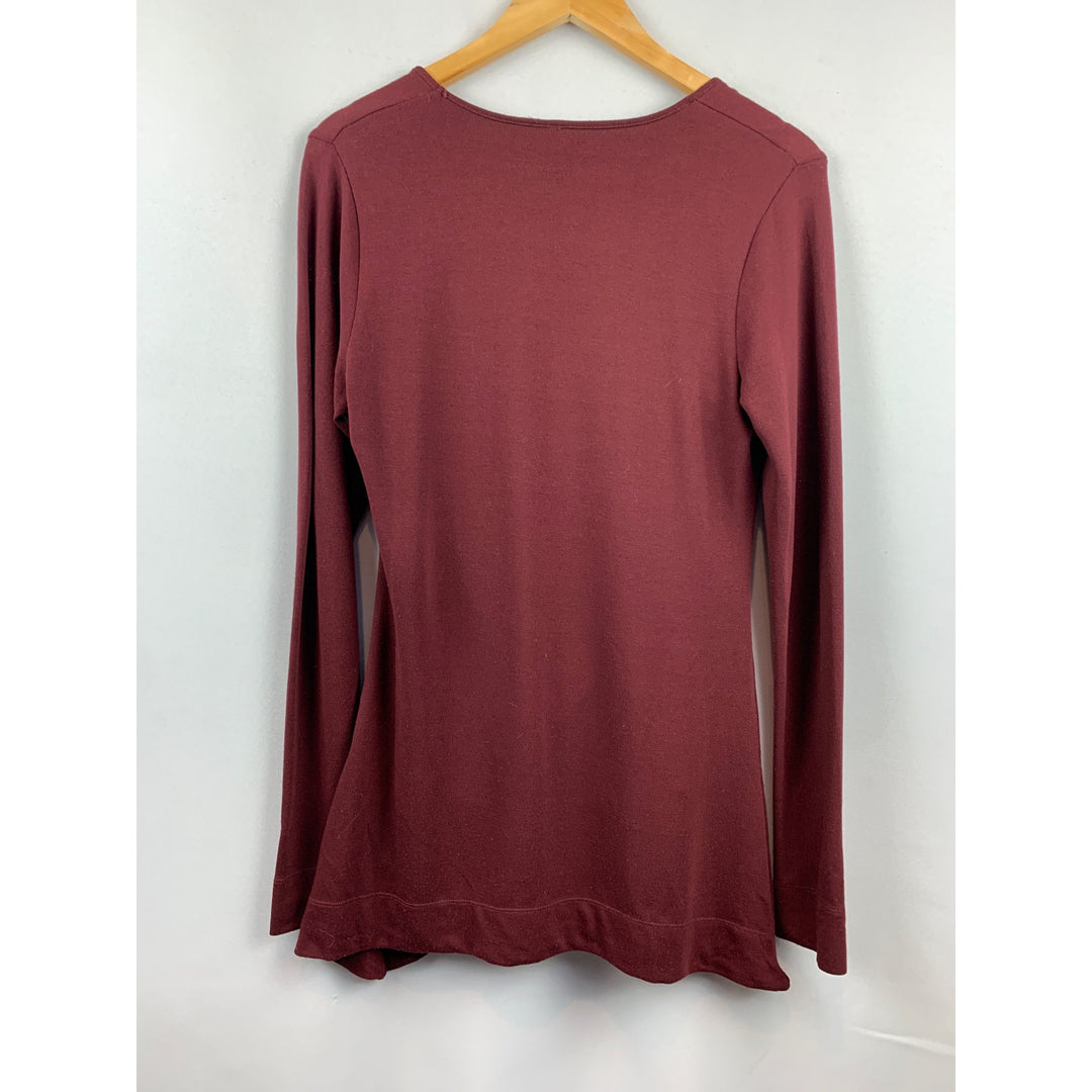 Legacy Womens Maroon Long Sleeve Top - Size S