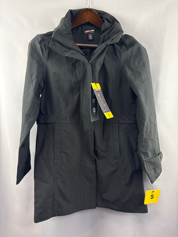 Women’s Kirkland Signature Small Black Raincoat