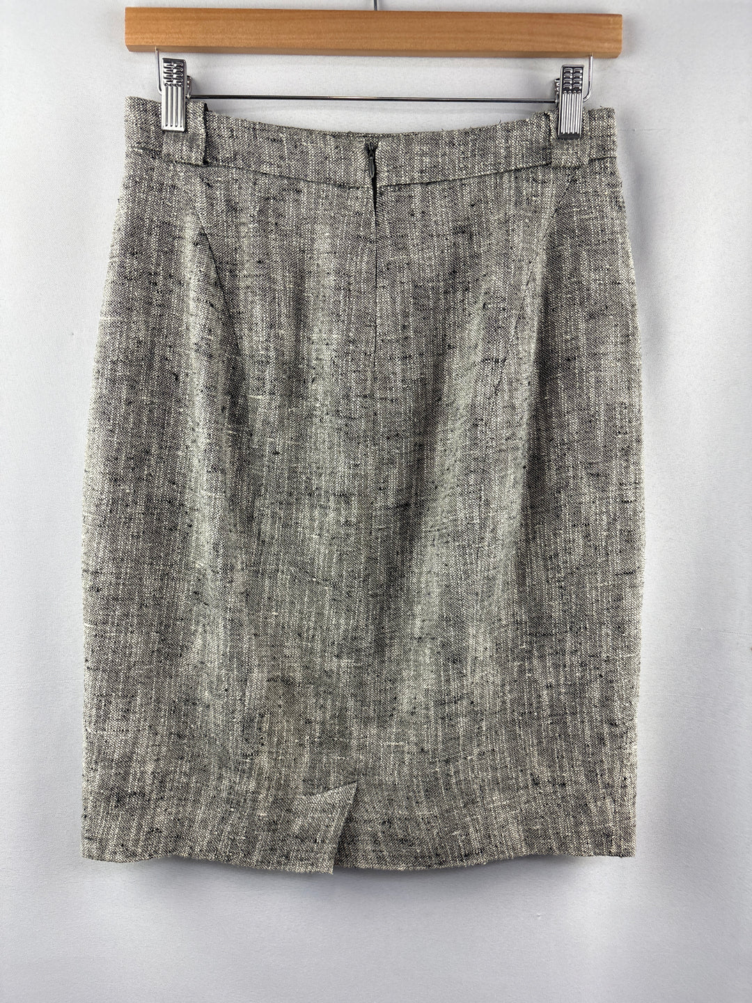 Women’s Max Mara Light Gray Tweed Pencil Skirt