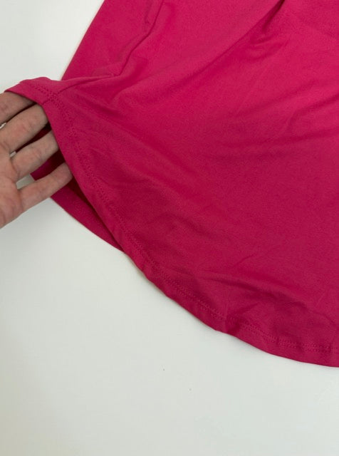 Capella USA Stretch V-Neck Maxi Dress – Hot Pink SzL NWT