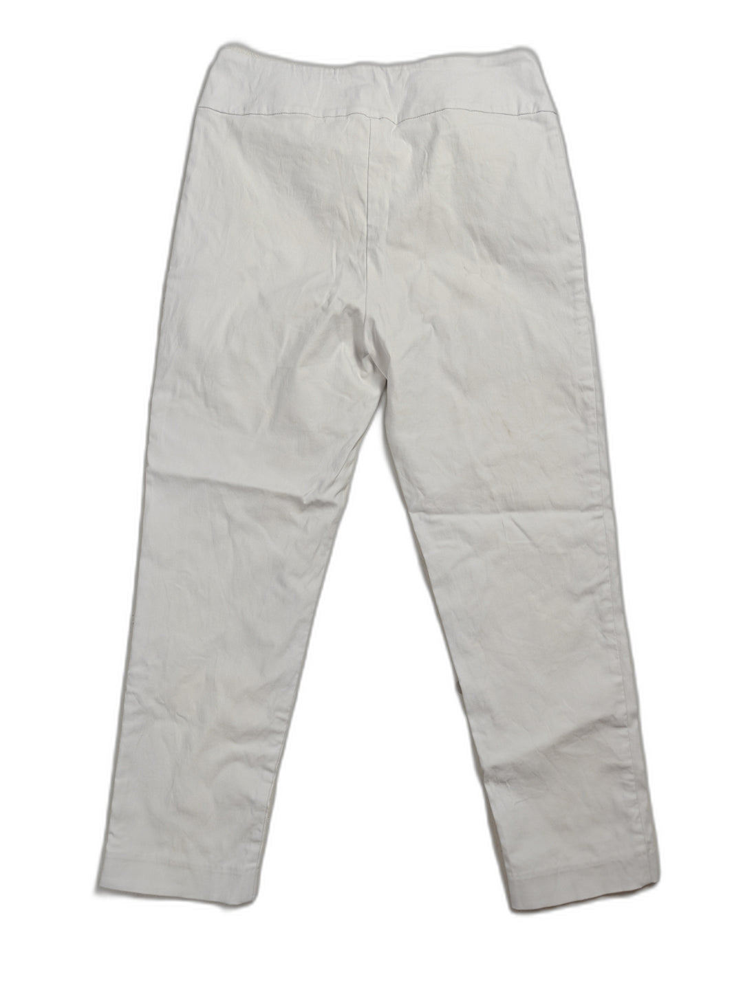 Womens Lisette L Straight Leg Pants White Size 8