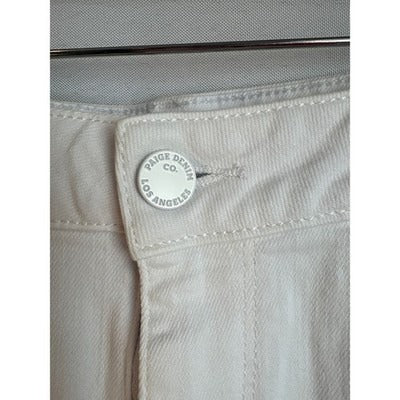 Paige Women’s White Jean Short Shorts Size 29 – Classic Denim Bottoms