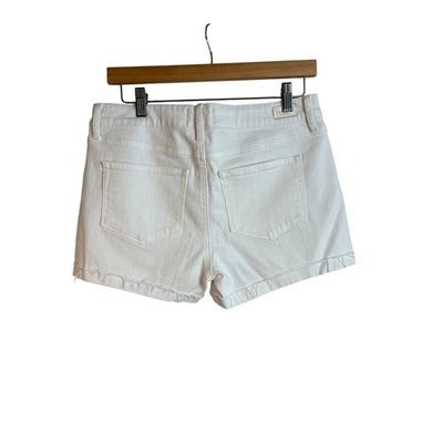 Paige Women’s White Jean Short Shorts Size 29 – Classic Denim Bottoms
