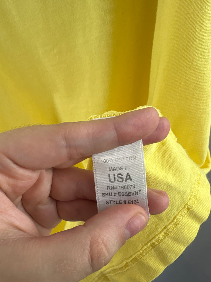 Women’s Fresh Produce Size 1X Bright Yellow T-Shirt