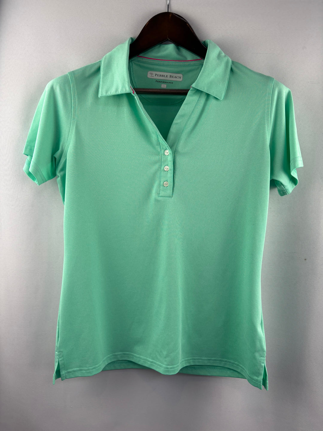 Women’s Pebble Beach Medium Seafoam Green Sports Polo