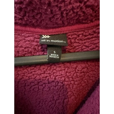 Women’s All in motion Wool Magenta Puffer Coat Sz S