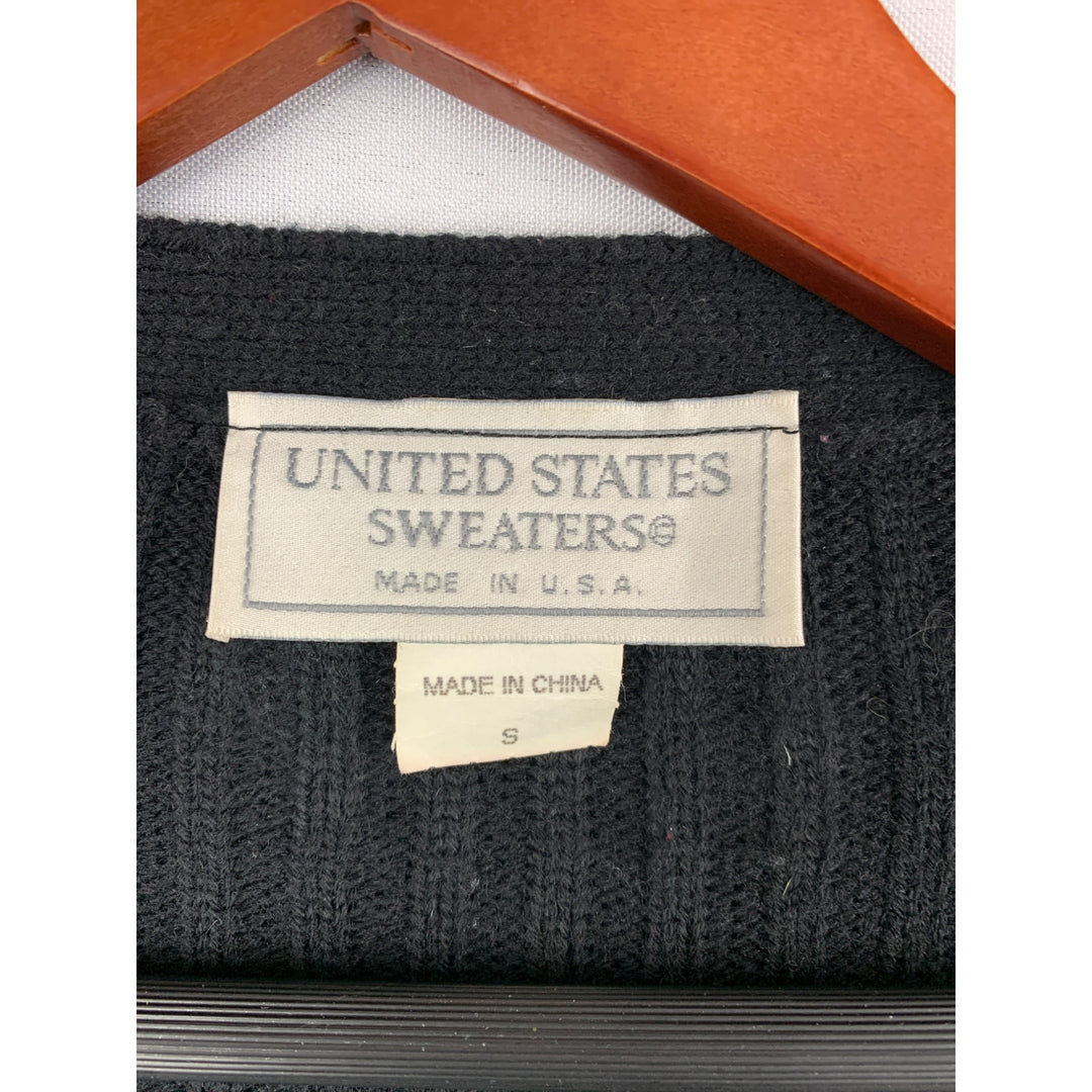 United States Sweaters Womens Long Black Cardigan Sweater S