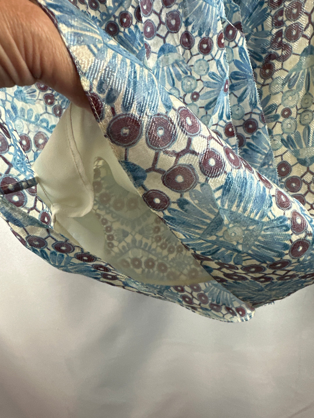 Women’s Tory Burch Blue Daisy Pattern Tank Size 8