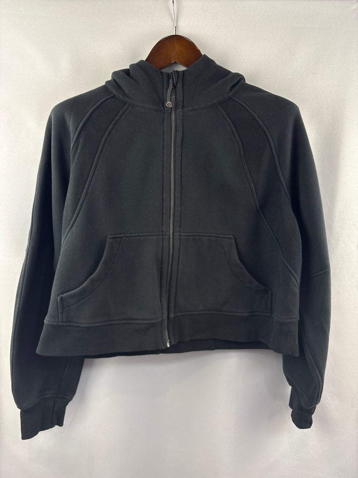 Women’s LuluLemon Size M/L Black Zip Hoodie