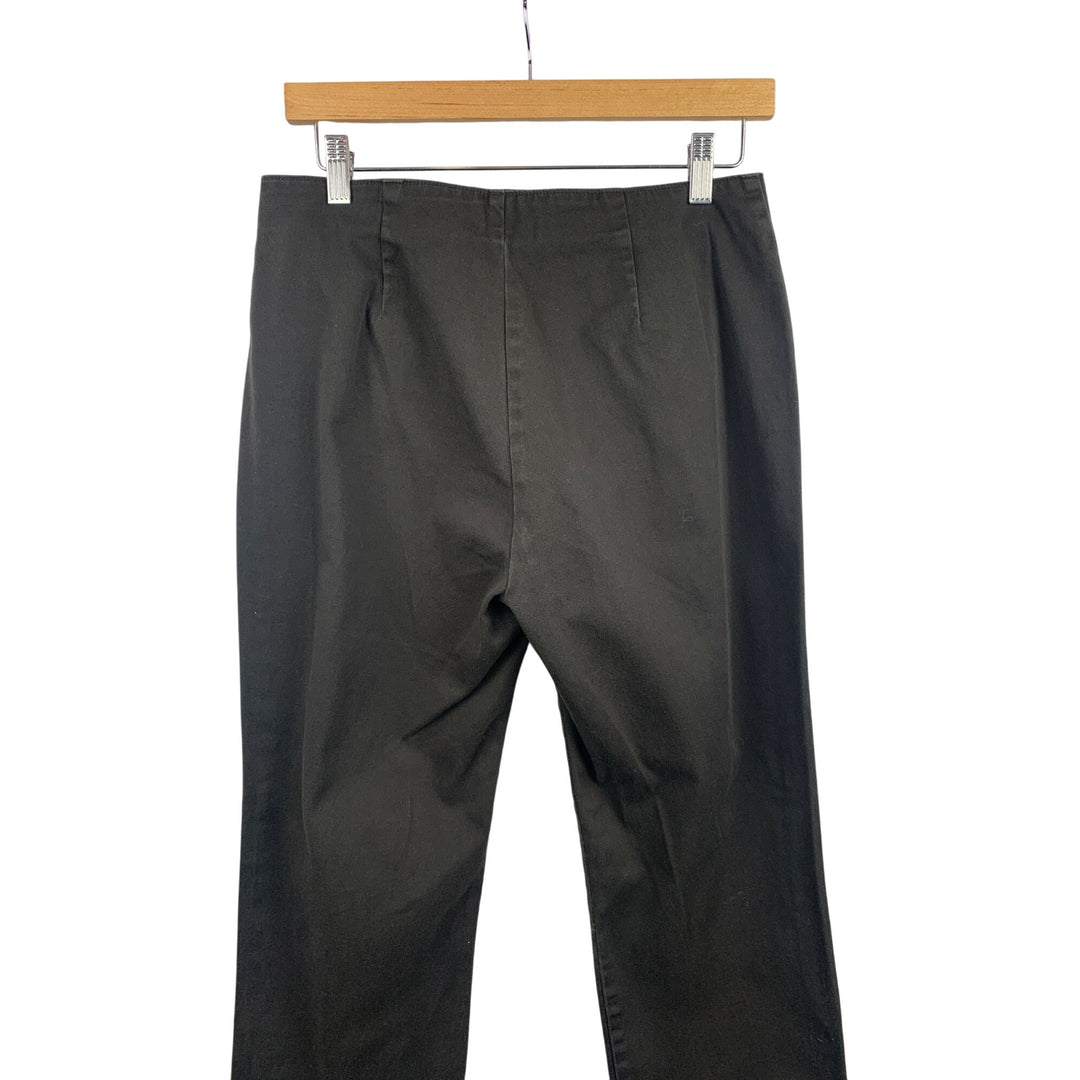 Dockers Womens Black Straight Leg Stretch Pants Size 10S
