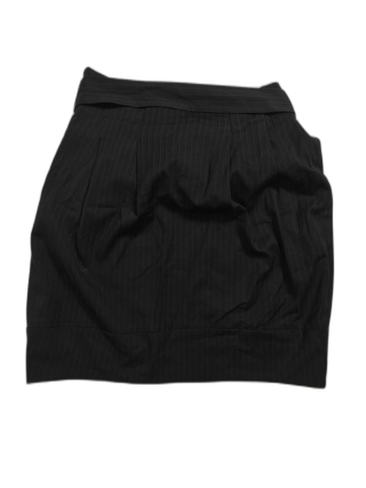 Women BCBG Max Azria Pencil Skirt Black Pinstripe Size 10