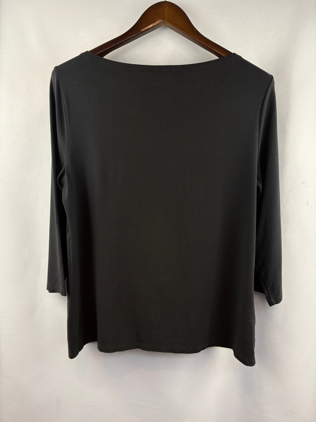 Women’s Ann Taylor Factory Large Black 3/4 Sleeve Blouse